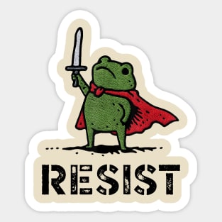 Portland-Frog Sticker